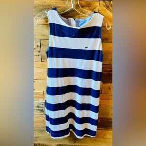 Vineyard Vines Navy Nautical Striped Dress